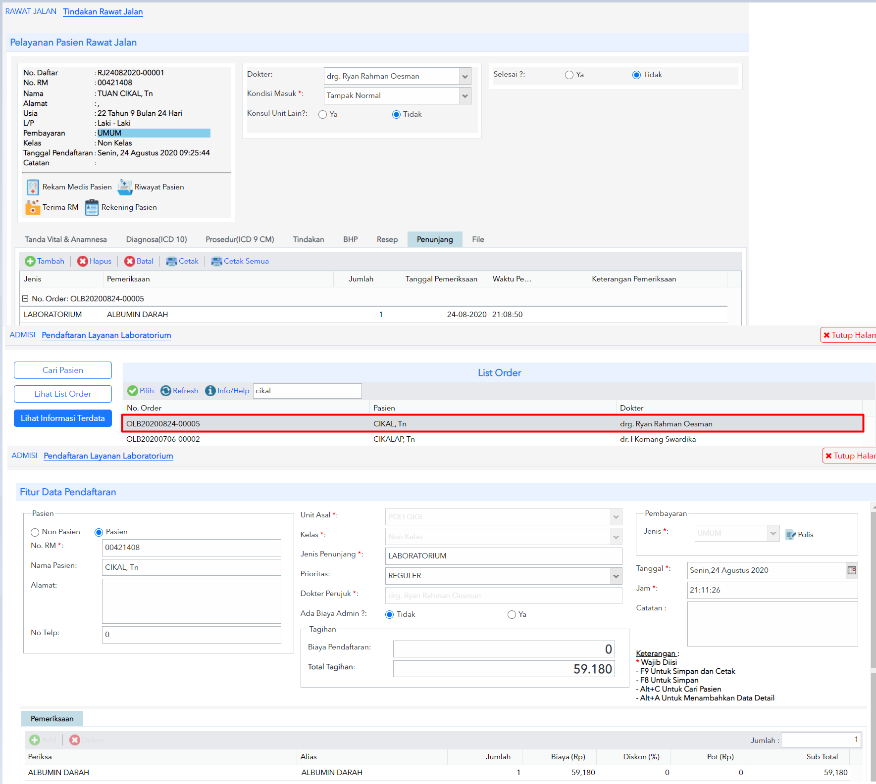 integrasi pendukung rawat jalan