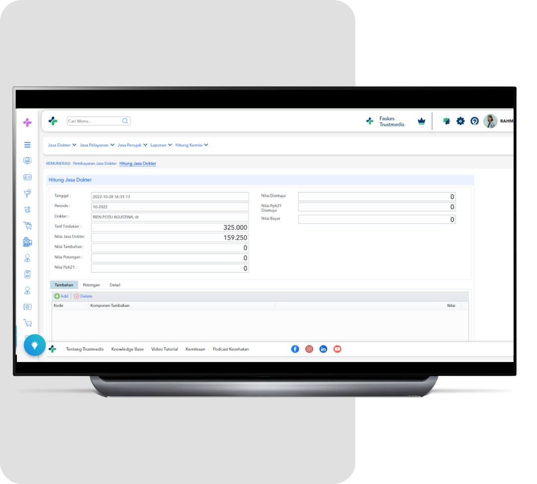 E-tiket Aplikasi klinik Trustmedis